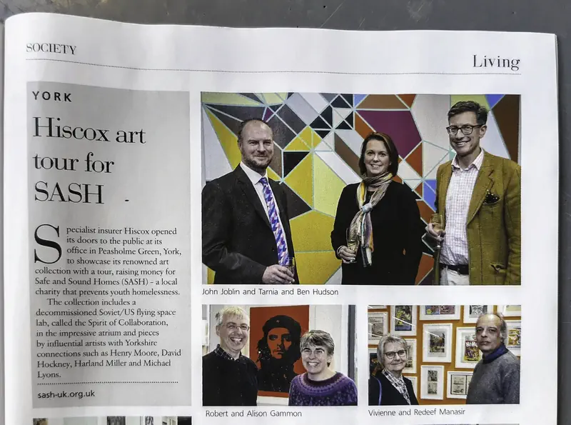 Article in Yorkshire Life magazine